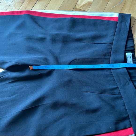 Aritzia Babaton Conan Black Red Racer Side Stripes Tailored Pants - Picture 10 of 12